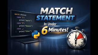 Match Statement | Python 3.10 version explained under 6minutes