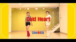 Cold Heart Line Dance (Dance & Count) [라인인어스]