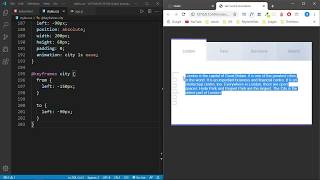 Tab Switch animation for your website using Javascript | Javascript will rule