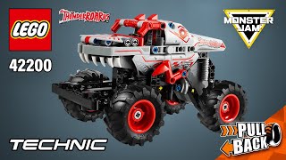 LEGO® Technic™ Monster Jam ThunderROARus™ Pull-Back (42200)[232 pcs] Building Instructions | TBB