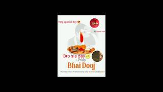 Happy Bhai dooj❤️|Bhaiya dooj video|Bhai dooj status|Bhai dooj short video|Bhai dooj ke video|#short