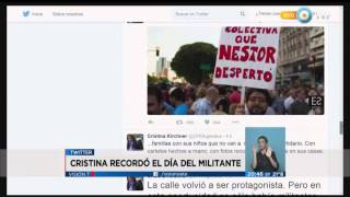 Visión 7 - Cristina y un pedido a la militancia: "Él nunca se rindió, nosotros tampoco"