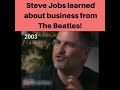 #sunday #tech #stories #stevejobs #interview   Steve Job's learned about business from the Beatles.