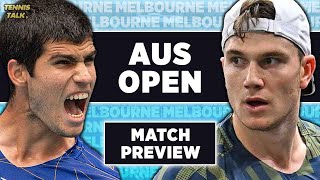 Alcaraz vs Draper | Australian Open 2025 | Tennis Preview \u0026 Prediction