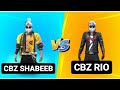 CBZ RIO VS CBZ SHABEEB BEST 1 VS 1 | GAMER SHANU😍