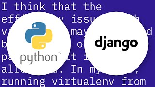 Python virtualenv is very slow