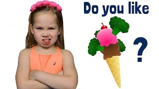 Do You Like Broccoli Ice Cream? | Funny Food Song and Nursery Rhymes for Kids