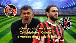 ¡Crisis en el Milan! Conceição y Calabria se enfrentan en pleno partido