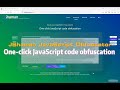 JShaman JavaScript Obfuscator ,One click JavaScript code obfuscation