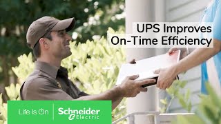 UPS Improves Warehouse Efficiency With IoT-Enabled EcoStruxure Solutions | Schneider Electric