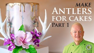 Make Detailed Antlers For Rustic Cakes Part 1 | From The Nicholas Lodge Collection