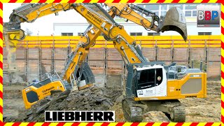 Liebherr R 930 VA m. Löffel \u0026 Hammer #excavator #liebherrbagger #baggerbuddelt