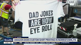 Amazon offers custom shirt printing in Pennsylvania