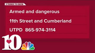 Police looking for armed robbery suspect near UT's campus