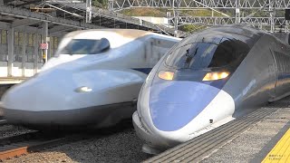 山陽新幹線 新尾道駅 高速通過映像集 ドクターイエロー・N700Sなど Sanyo Shinkansen passing at high speed