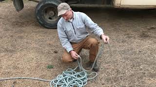 How to Flake a rope, Rope Management