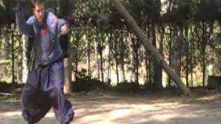 02 JAPAN NINJUTSU: Traditional ninjato in use