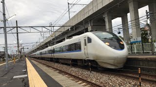 【最高時速130km/hで爆走‼️】681系0番台（V13編成）＋683系4000番台（B37編成）特急「サンダーバード」34号大阪行き　松任駅通過