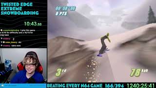 Thabeast Plays Twisted Edge Extreme Snowboarding part 1