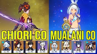 Chiori C0 Main DPS & Mualani C0 Yaxche R5 Spiral Abyss FLoor 12 Genshin Impact