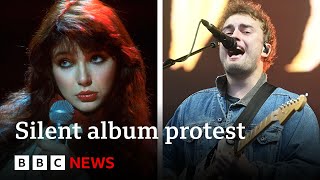 Top music artists release silent album in protest against AI copyright changes | BBC News