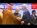 VIRAL MOMENT: Biden Shakes Hands With Saudi Arabia's MBS And Modi At G20