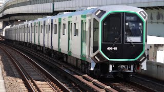 【夢洲行き】大阪メトロ400系406-15F 弁天町到着