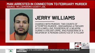 VIDEO: Man arrested and charged in connection to Williamsburg County murder case