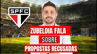 ZUBELDIA FALA SOBRE PROPOSTAS RECUSADAS PARA FECHAR COM SÃO PAULO