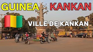 4K EXPLORING ONE OF BIGGEST AFRICAN CITY GUINEA KANKAN | DIBIDA MARKET \u0026 CITY TOUR 2024