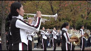 2018『玉名女子高等学校 』 全国マーチングコンテスト大阪城公園 練習風景