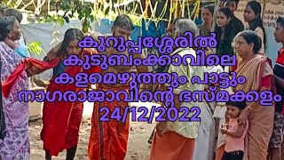 Sarppam pattu, കുറുപ്പശ്ശേരിൽ സർപ്പക്കാവ്, kerala,24/12/2022, പുള്ളുവൻ pattu