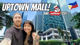 Visiting UPTOWN MALL in Manila, Philippines! 🇵🇭 And JOLLIBEE snacks, too!