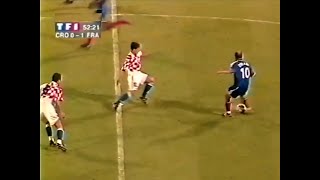 Zidane vs Croatia (2000.5.28) French Commentary