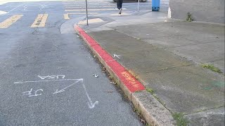 Fake 'no parking' curbs painted in SF causing confusion over CA's new Daylighting law