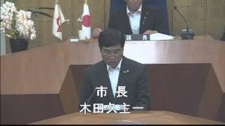 平成27年6月8日会議（付議議案上程等）