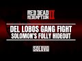 RED DEAD REDEMPTION 2 - Solomon's Folly Del Lobos Gang Hideout Fight (PS4 Pro)