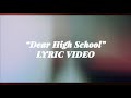 Dear High School - Carolina Rial (Lyric Video)