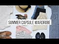 my ENTIRE summer capsule wardrobe | a casual and minimal 38 piece closet