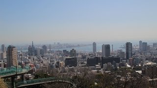 【神戸市中央区諏訪山町のビーナス・ブリッジ 2016】3/22（火）諏訪神社経由