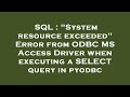 SQL :