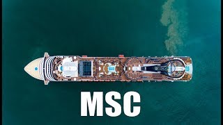 MSC Preziosa como você nunca viu - JC Drones em 4K