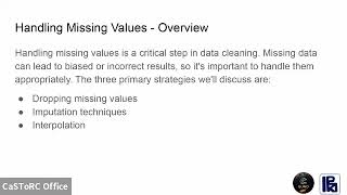 Efficient Data Cleaning and Pre-processing Techniques for Robust Machine Learning