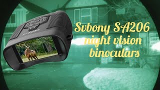 Svbony SA206 night vision binoculars review