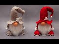 Wonderful Gnome made of felt | Beautiful Felt Gnomes | felt #gnome | Christmas ornaments #gnomediy