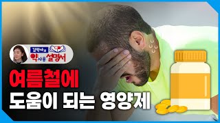 무더운 여름! 도움이 되는 영양제는 어떤게 있을까? [약사용설명서]