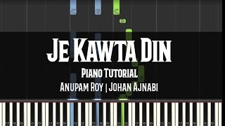 Je Kawta Din (Dwitiyo Purush) Synthesia Piano Tutorial