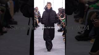 Sacai Men Fall Winter 2024 and Women Pre-Fall 2024 at Paris Men's Fashion Week #shorts