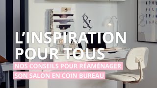 Nos conseils pour réaménager son salon en coin bureau