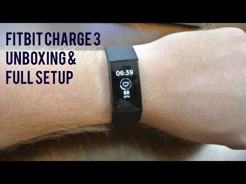 NEW Fitbit Charge 3 Unboxing and Setup!